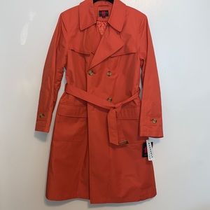 NWT Gallery waterproof trench coat jacket with removable liner Fall
